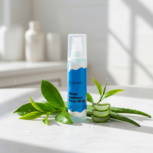 Acne Control Face Wash with green tea and aloe
