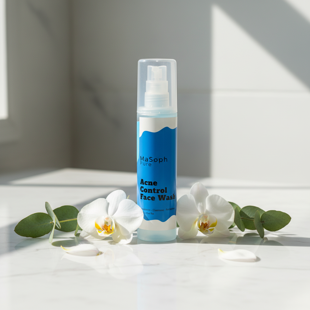 Acne Control Face Wash with botanical elements