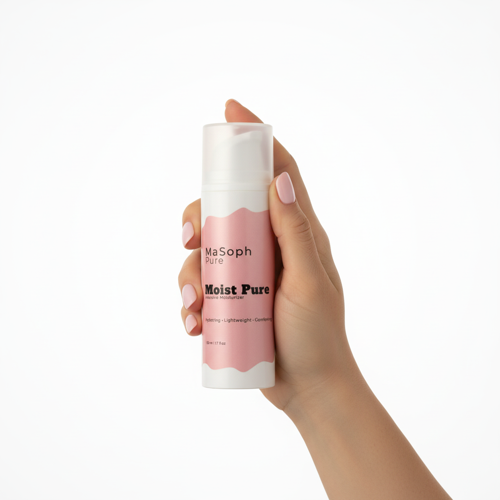 Moist Pure held in hand